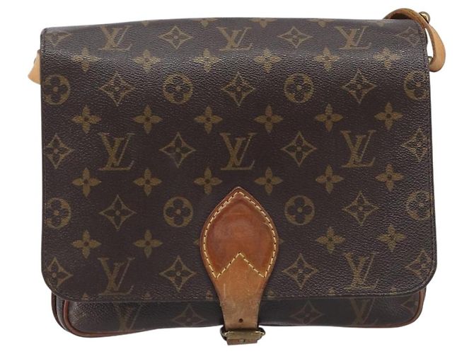 LOUIS VUITTON Monogram Cartouchiere GM Shoulder Bag M51252 LV Auth BA16199 Monogramme - vue 13