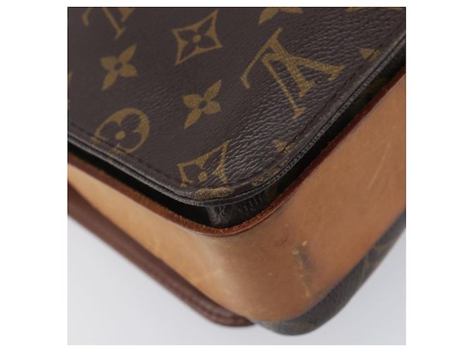 LOUIS VUITTON Monogram Cartouchiere GM Shoulder Bag M51252 LV Auth BA16199 Monogramme - vue 18
