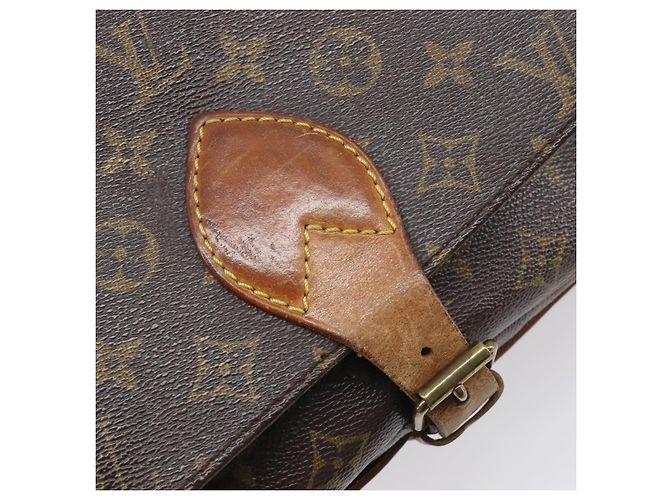 LOUIS VUITTON Monogram Cartouchiere GM Shoulder Bag M51252 LV Auth BA16199 Monogramme - vue 19