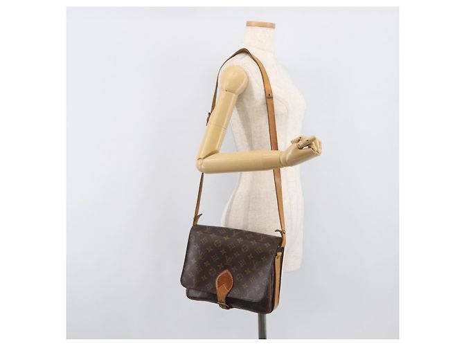 LOUIS VUITTON Monogram Cartouchiere GM Shoulder Bag M51252 LV Auth BA16199 Monogramme - vue 28