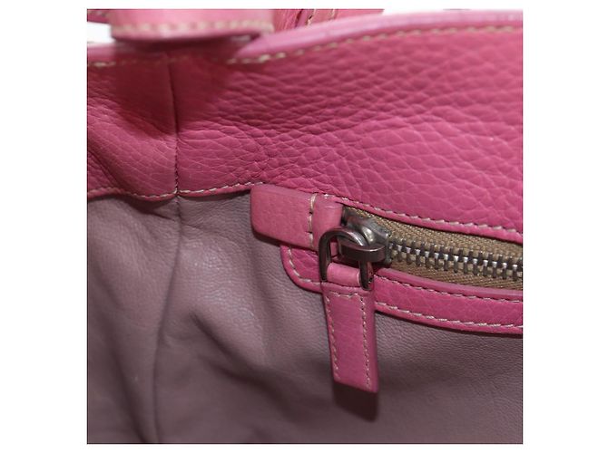 Borsa a tracolla PRADA in rafia Beige Pink Silver Auth am12710V Argento Rosa - vista 27