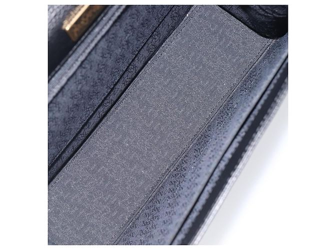 Autre Marque Borsa a mano Saint Laurent YSL in pelle nera e oro autentica am12705V Nero D'oro - vista 12