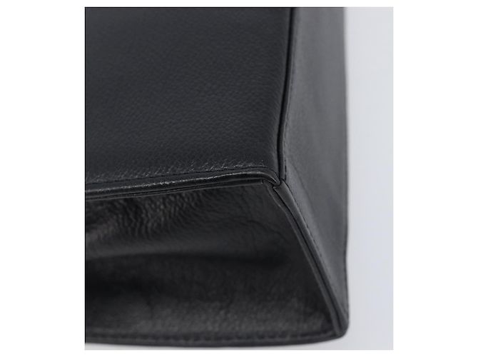 Autre Marque Borsa a mano Saint Laurent YSL in pelle nera e oro autentica am12705V Nero D'oro - vista 16