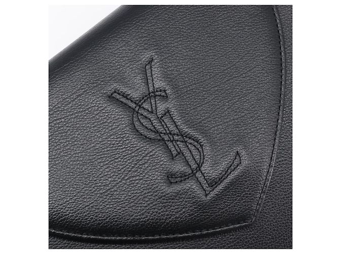 Autre Marque Borsa a mano Saint Laurent YSL in pelle nera e oro autentica am12705V Nero D'oro - vista 17