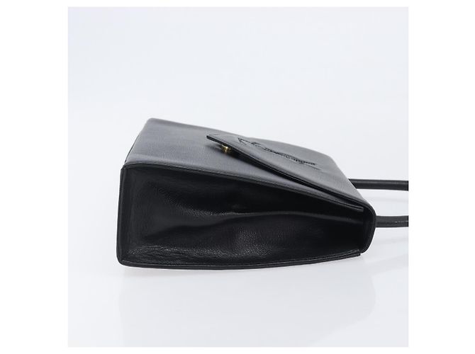 Autre Marque Borsa a mano Saint Laurent YSL in pelle nera e oro autentica am12705V Nero D'oro - vista 3