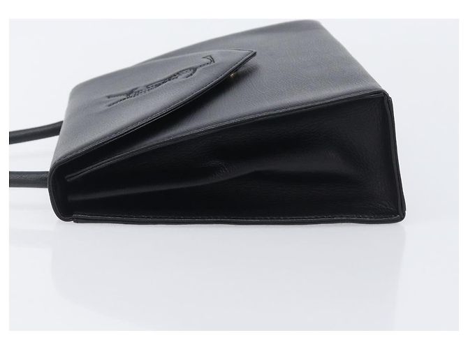 Autre Marque Borsa a mano Saint Laurent YSL in pelle nera e oro autentica am12705V Nero D'oro - vista 4