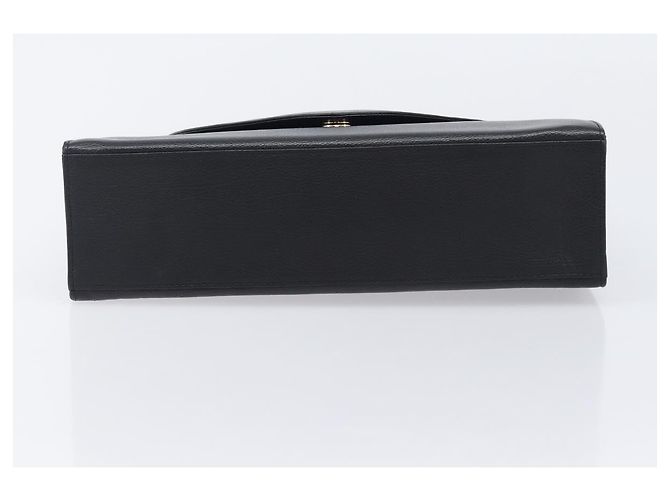Autre Marque Borsa a mano Saint Laurent YSL in pelle nera e oro autentica am12705V Nero D'oro - vista 5