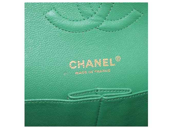 Borsa a tracolla CHANEL Chain Matelasse 25 in tweed Multicolor Gold CC Auth 167778SM - vista 27
