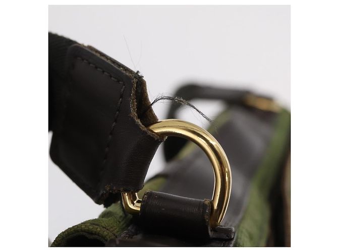 LOUIS VUITTON Monogram Mini Sac Maman Bag TST Khaki M42351 LV Auth ep16254 Cachi - vista 10