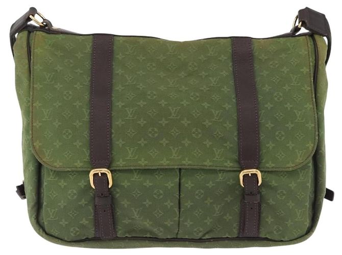 LOUIS VUITTON Monogram Mini Sac Maman Bag TST Khaki M42351 LV Auth ep16254 Cachi - vista 13