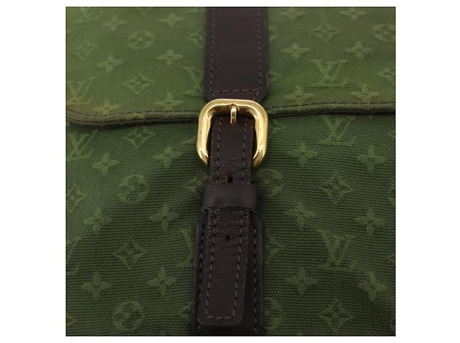 LOUIS VUITTON Monogram Mini Sac Maman Bag TST Khaki M42351 LV Auth ep16254 Cachi - vista 19