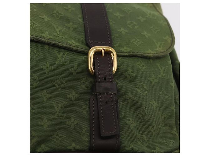 LOUIS VUITTON Monogram Mini Sac Maman Bag TST Khaki M42351 LV Auth ep16254 Cachi - vista 20