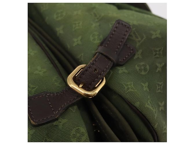 LOUIS VUITTON Monogram Mini Sac Maman Bag TST Khaki M42351 LV Auth ep16254 Cachi - vista 21
