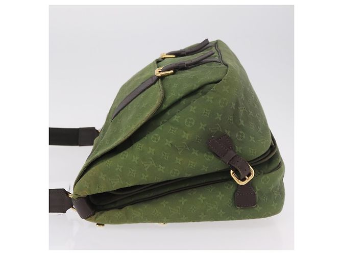 LOUIS VUITTON Monogram Mini Sac Maman Bag TST Khaki M42351 LV Auth ep16254 Cachi - vista 5