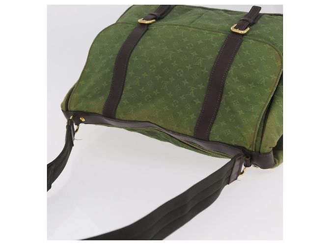 LOUIS VUITTON Monogram Mini Sac Maman Bag TST Khaki M42351 LV Auth ep16254 Cachi - vista 7