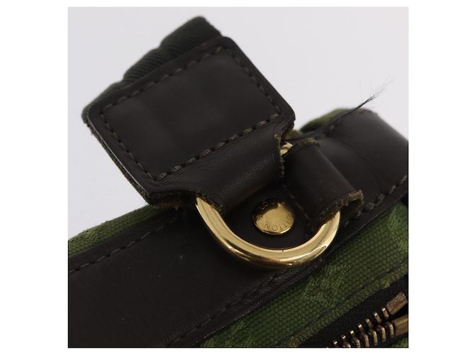 LOUIS VUITTON Monogram Mini Sac Maman Bag TST Khaki M42351 LV Auth ep16254 Cachi - vista 9