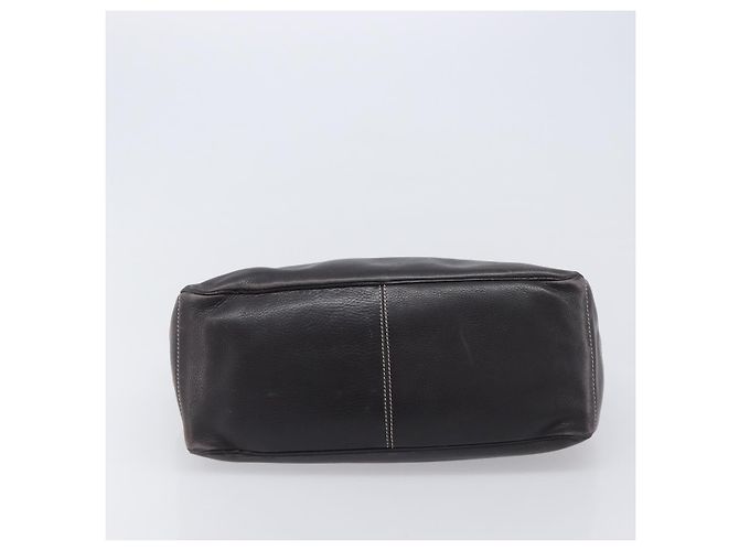 Céline Sac à main CELINE Boogie Bag en cuir marron argent Auth BA16097 Argenté - vue 5