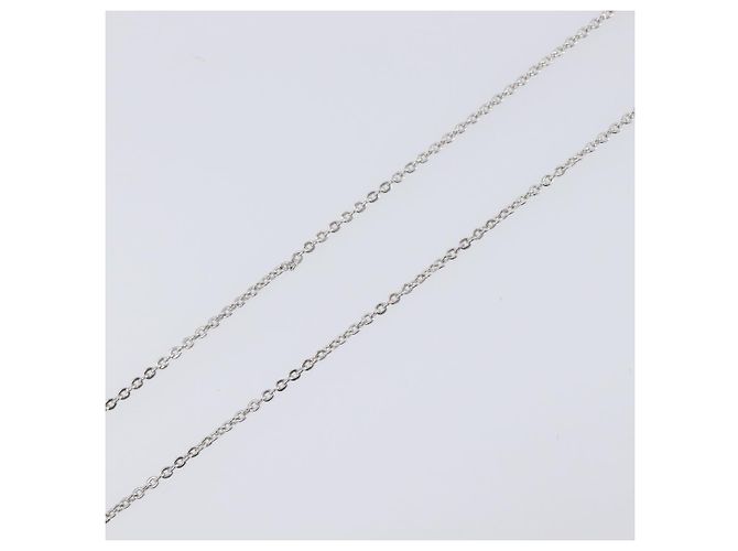 Collana Christian Dior metallo Silver Auth 205482M Argento - vista 12