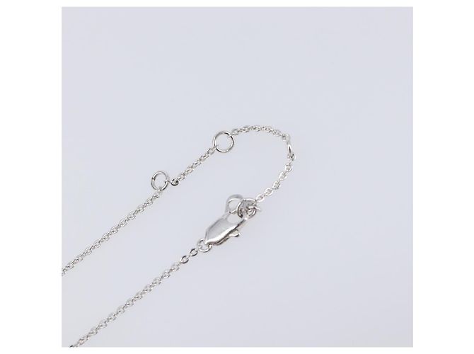 Collana Christian Dior metallo Silver Auth 205482M Argento - vista 14