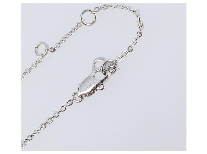 Collana Christian Dior metallo Silver Auth 205482M Argento - vista 15
