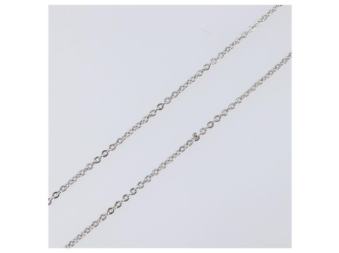 Collana Christian Dior metallo Silver Auth 205482M Argento - vista 5