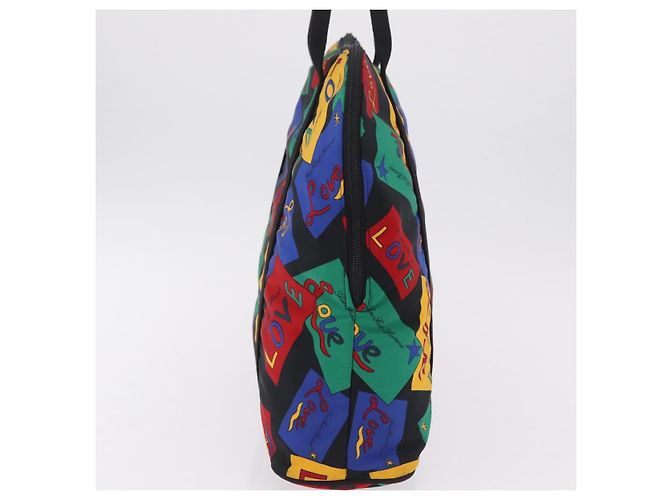 Autre Marque Sac à main Saint Laurent Nylon Multicolor Gold Tone Auth 207686A - vue 3