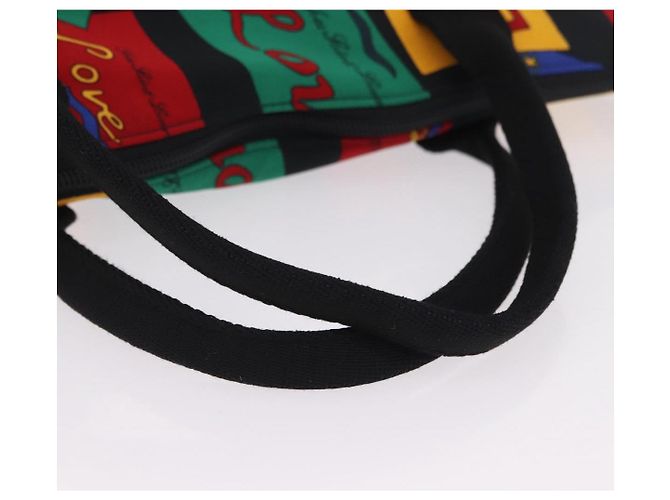 Autre Marque Sac à main Saint Laurent Nylon Multicolor Gold Tone Auth 207686A - vue 7