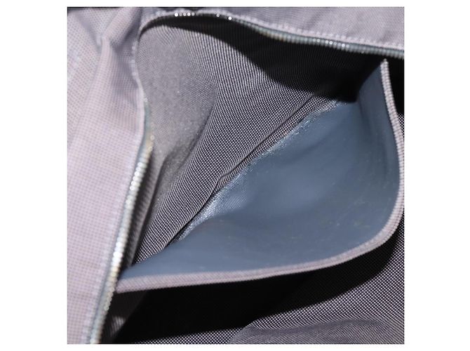 Hermès Bolso de mano HERMES Her Line MM Canvas Gris Plata Auth 206893 Castaño - vista 11