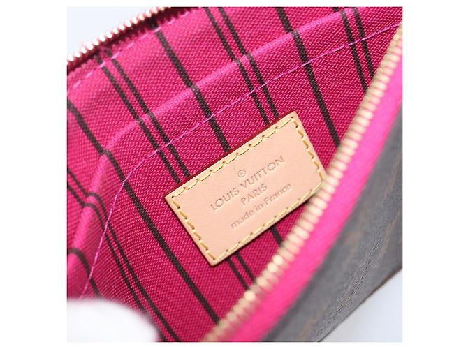 LOUIS VUITTON Monogram Neverfull PM Pouch LV Auth BA16101V Monogramma - vista 18
