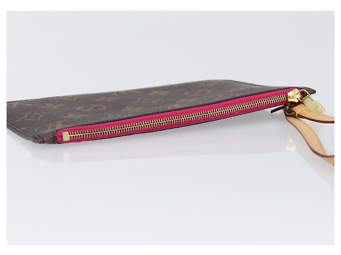 LOUIS VUITTON Monogram Neverfull PM Pouch LV Auth BA16101V Monogramma - vista 5