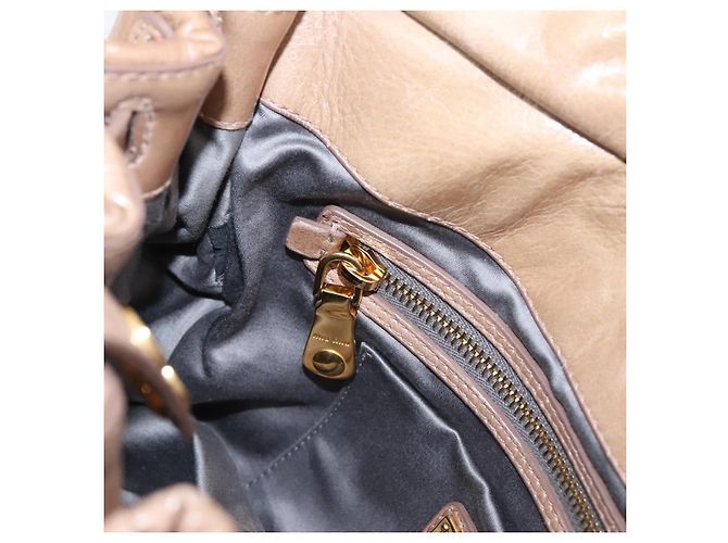 Bolsa Miu Miu Vitellolux Matelasse em couro 2way Rosa Tom Dourado Auth 207573V - vista 24