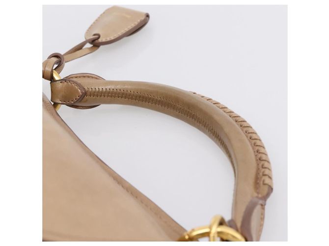 Bolsa Miu Miu Vitellolux Matelasse em couro 2way Rosa Tom Dourado Auth 207573V - vista 8