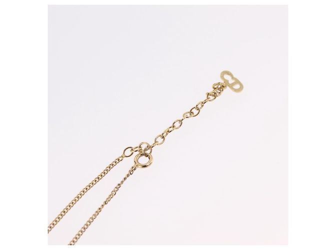 Christian Dior Halskette Metall Goldfarben Auth 206832 - Ansicht 14