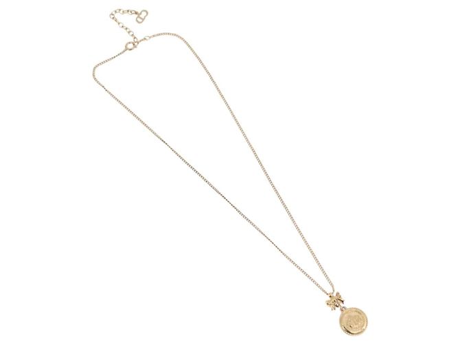 Christian Dior Halskette Metall Goldfarben Auth 206832 - Ansicht 2