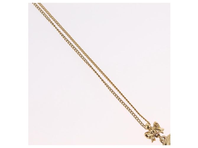 Christian Dior Halskette Metall Goldfarben Auth 206832 - Ansicht 4