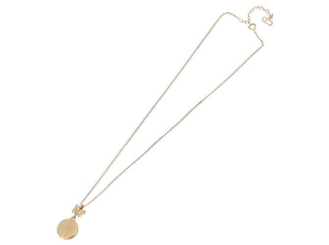 Christian Dior Halskette Metall Goldfarben Auth 206832 - Ansicht 9