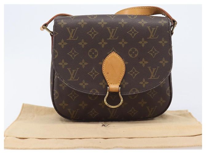 LOUIS VUITTON Monogram Saint Cloud GM Shoulder Bag M51242 LV Auth 205372V Monogramme - vue 12