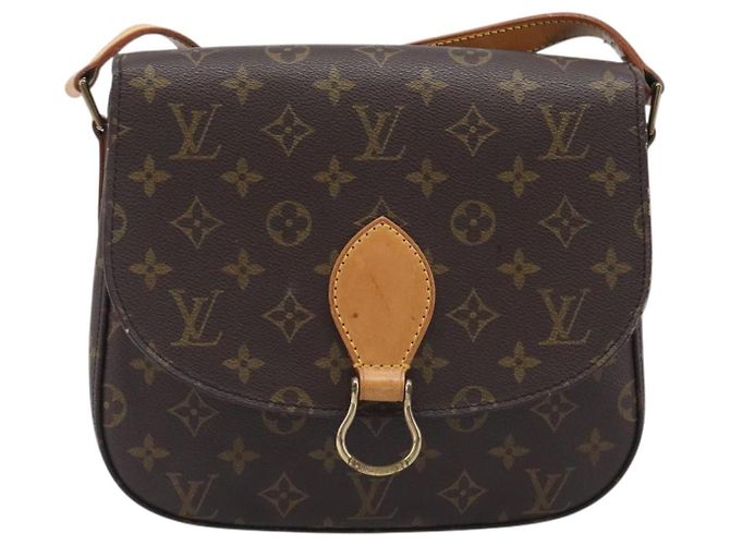 LOUIS VUITTON Monogram Saint Cloud GM Shoulder Bag M51242 LV Auth 205372V Monogramme - vue 13