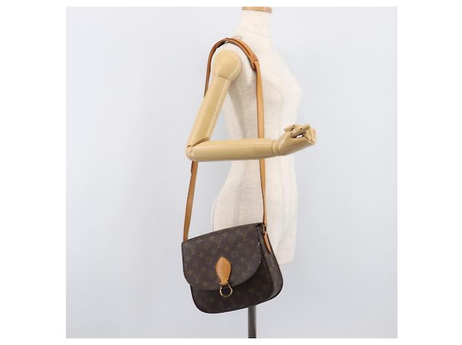 LOUIS VUITTON Monogram Saint Cloud GM Shoulder Bag M51242 LV Auth 205372V Monogramme - vue 32