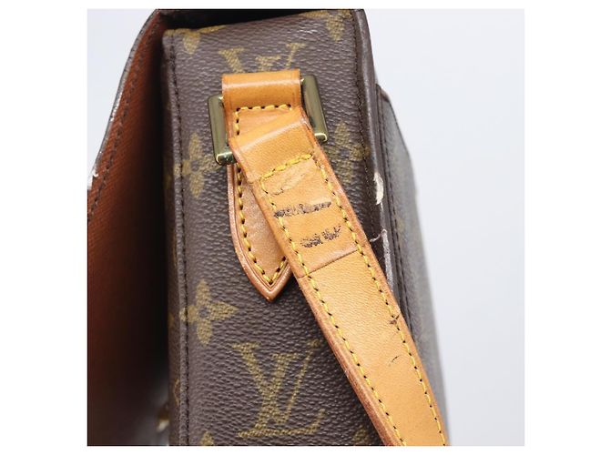 LOUIS VUITTON Monogram Saint Cloud GM Shoulder Bag M51242 LV Auth 205372V Monogramme - vue 8