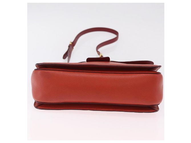 Borsa Miu Miu Madras in pelle 2way Arancione Tono Oro Auth ka6470A - vista 6