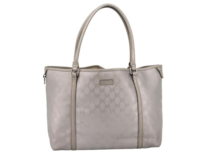 GUCCI GG Implementation Tote Bag PVC Champagne Gold 197953 Auth 206922 Golden - Ansicht 13