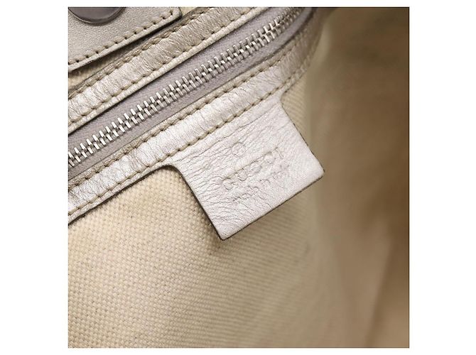 GUCCI GG Implementation Tote Bag PVC Champagne Gold 197953 Auth 206922 Golden - Ansicht 19