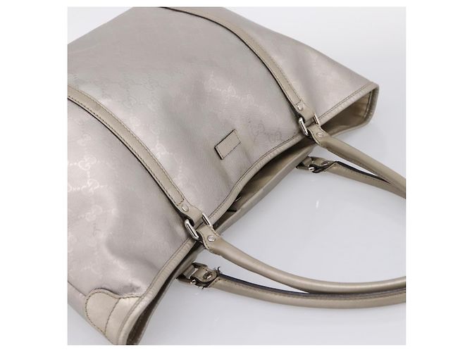 GUCCI GG Implementation Tote Bag PVC Champagne Gold 197953 Auth 206922 Golden - Ansicht 6