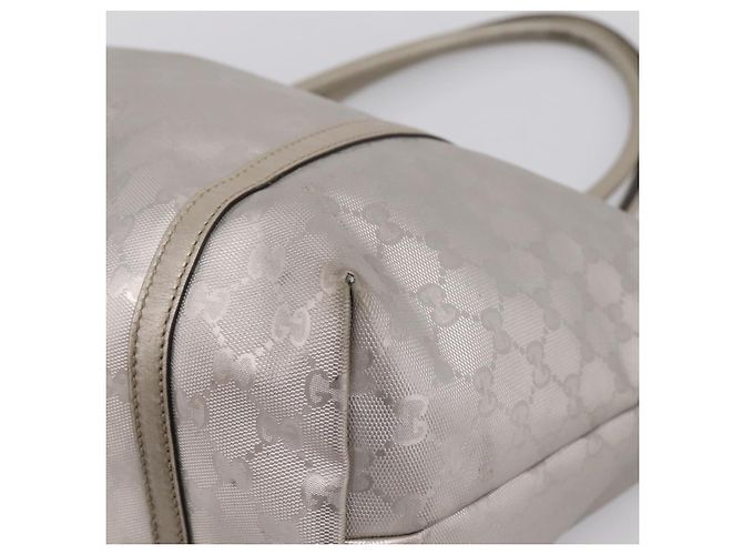 GUCCI GG Implementation Tote Bag PVC Champagne Gold 197953 Auth 206922 Golden - Ansicht 9