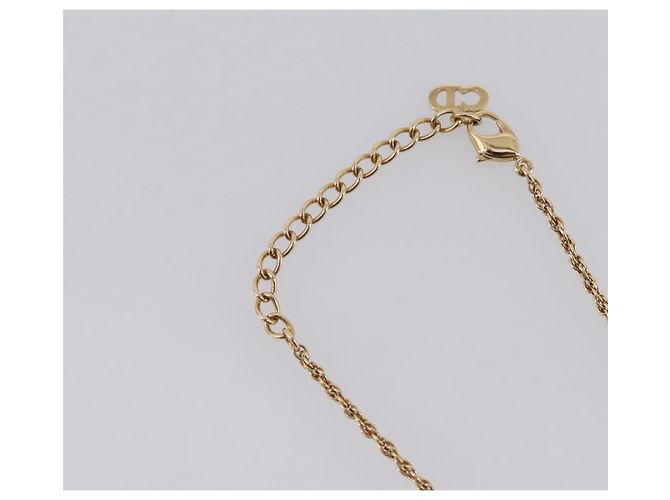 Set di ricambio Collana e Orecchini Christian Dior metallo Tono Oro Auth SW2797V - vista 10