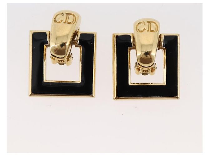 Set di ricambio Collana e Orecchini Christian Dior metallo Tono Oro Auth SW2797V - vista 14