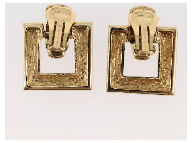 Set di ricambio Collana e Orecchini Christian Dior metallo Tono Oro Auth SW2797V - vista 15