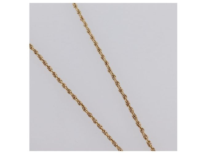 Set di ricambio Collana e Orecchini Christian Dior metallo Tono Oro Auth SW2797V - vista 4