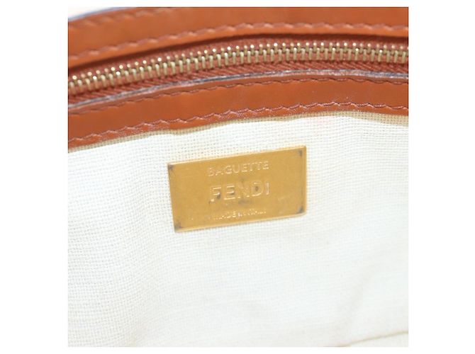 FENDI Zucca Canvas Mamma Baguette Schultertasche 2way Multicolor Gold Auth 204491V Mehrfarben Golden - Ansicht 27